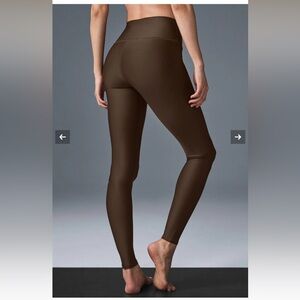 Alo Brown High-Waisted Leggings